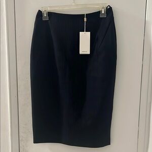 Hugo Boss Blue Pencil Skirt Knee-Length Workwear